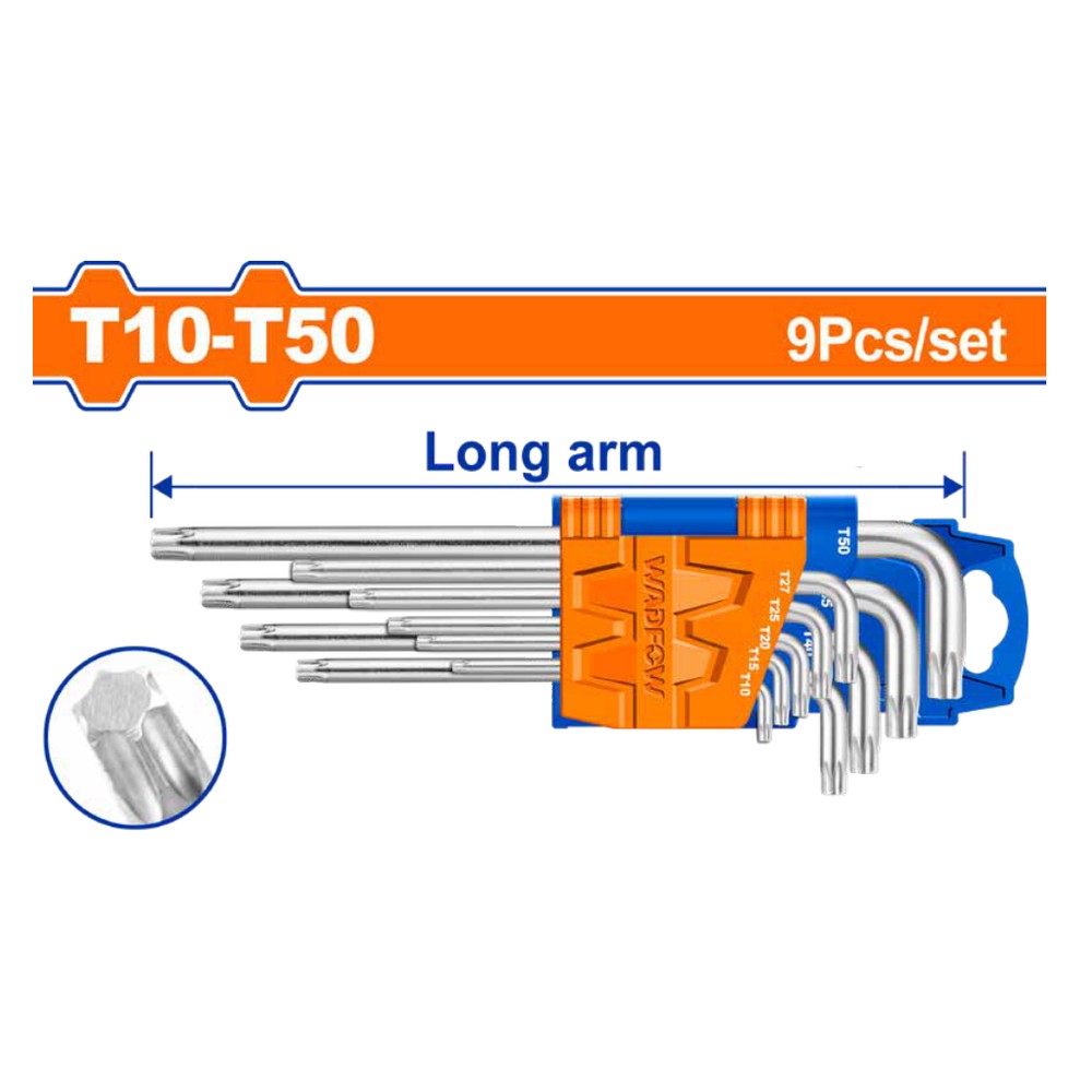 [WHK3291] Juego llave torx 9PCS (m)