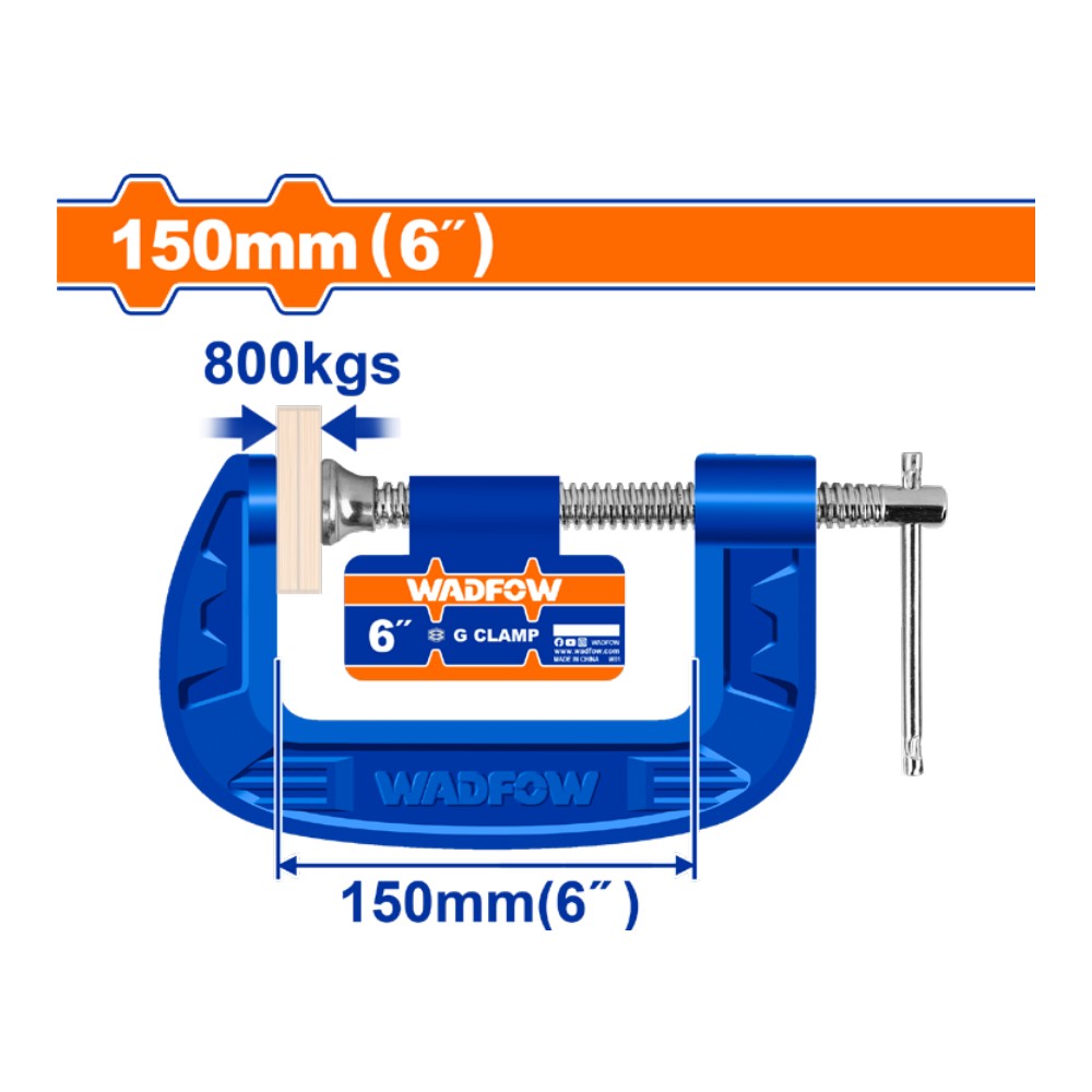 [WCP1106] Prensa g 6" profesional