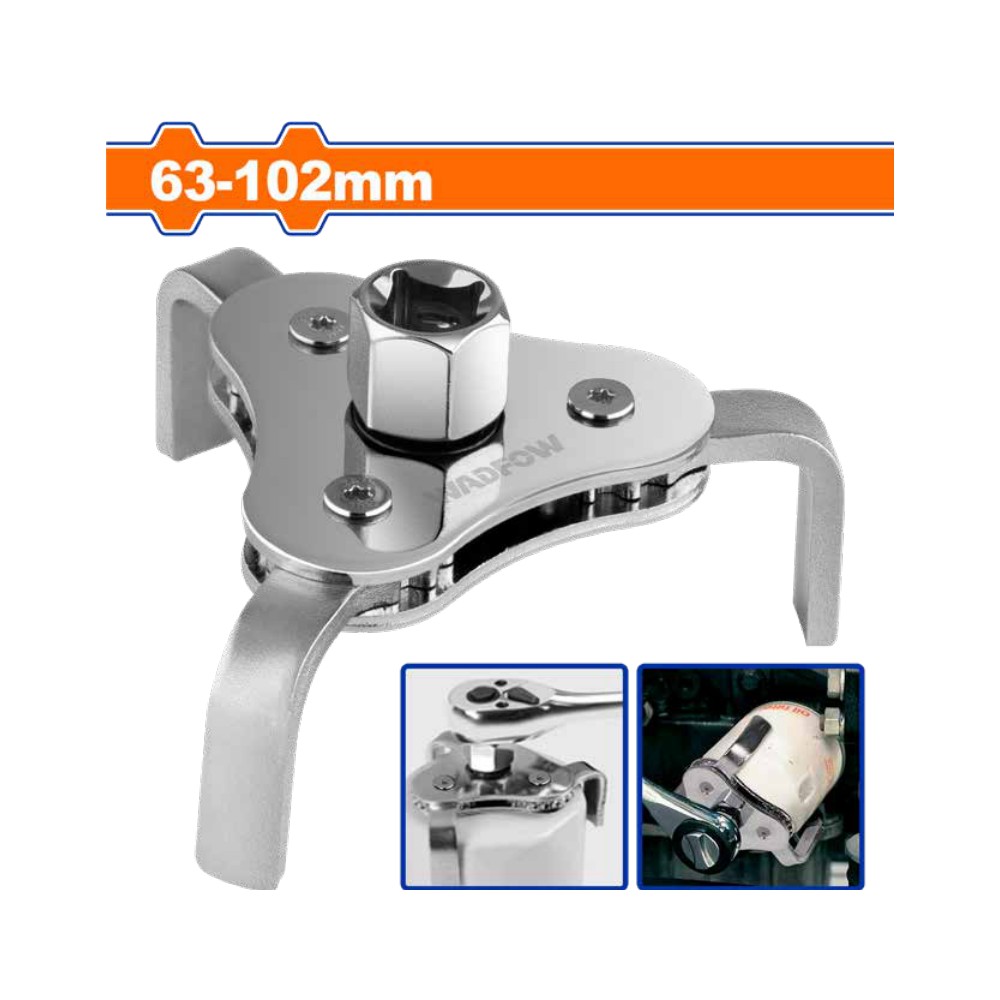 [WUL1401] Llave para filtro de aceite 63-102MM