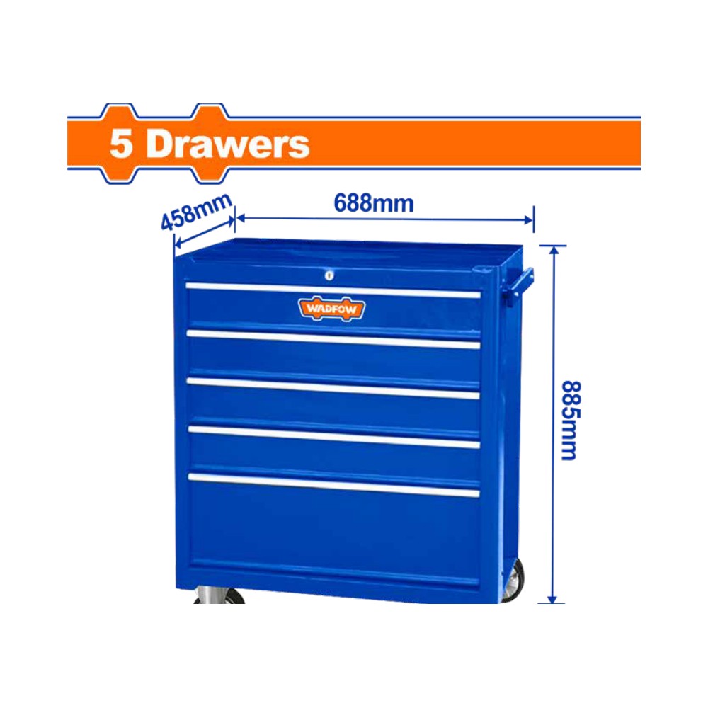 [WCS2A05] Caja de herramientas con ruedas 688x458x735MM
