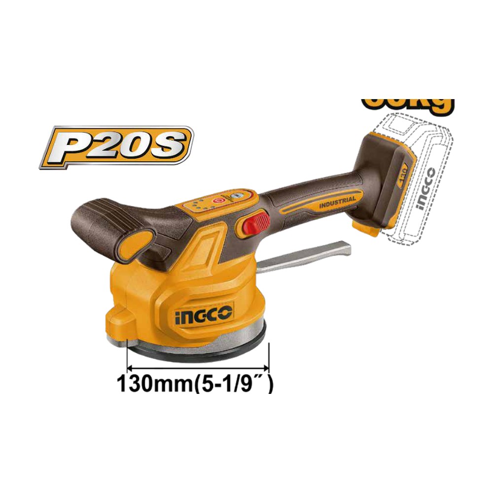 Maquina vibradora para ceramica 60KG 130MM 20V