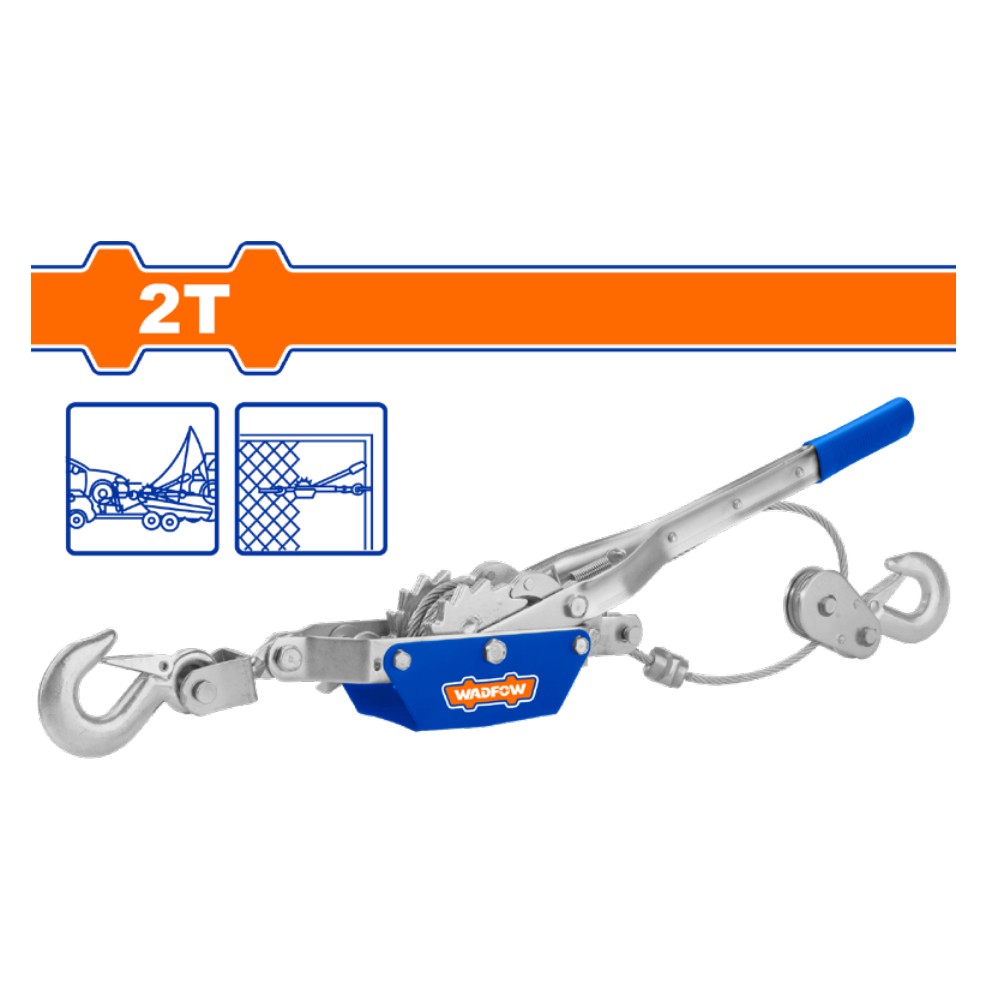 [WJU1020] Tecle de palanca con cable 2T
