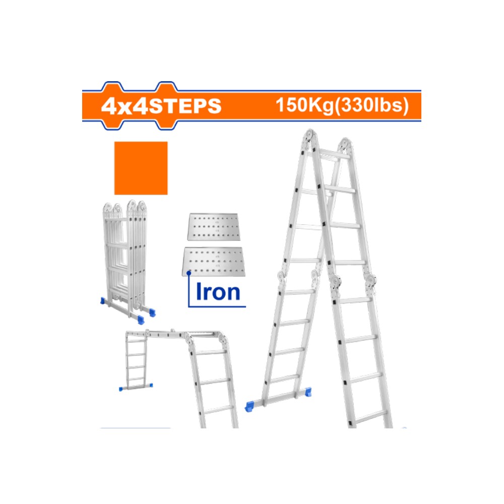 [WLD7H44] Escalera multifuncion 4X4 pasos