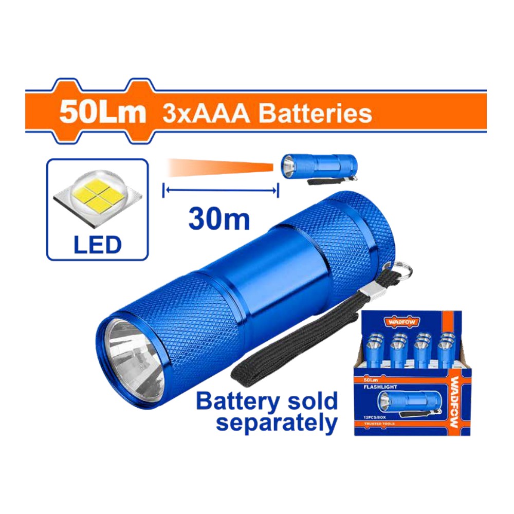 [WFL2J03] Linterna d/mano 50LUM/DIST30M corta