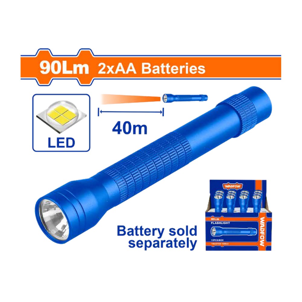 [WFL2J05] Linterna d/mano 90LUM/DIST40M larga