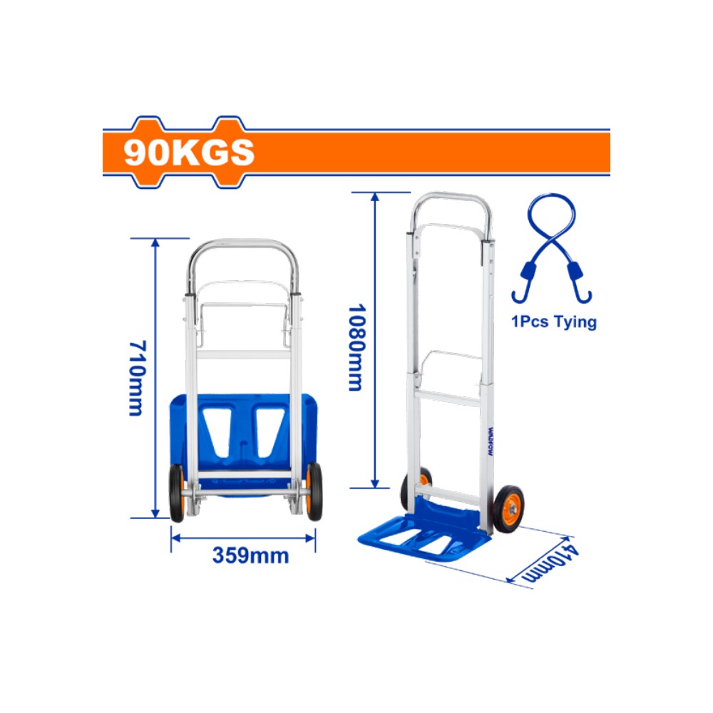 [WWB9A09] Coche de mano plegable acero 90KGS