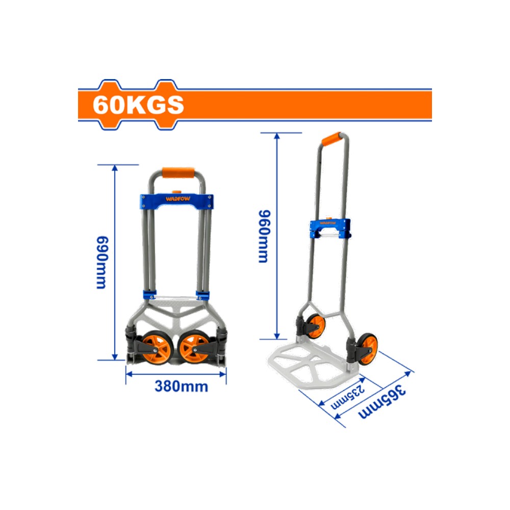 [WWB9A06] Coche de mano plegable 60KGS