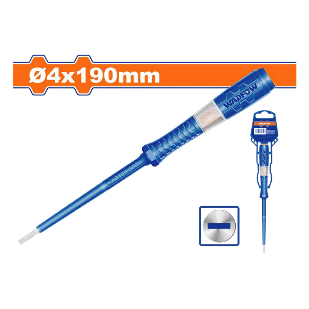 [WTP2902] Herramientas de jardinería comprobador de luz profesional 500V pala de acero m/madera cuadrada
