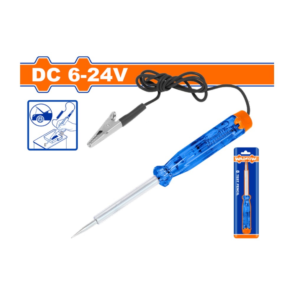 [WTP414501] Herramientas de jardinería comprobador de circuito automotriz 6-24V pala de acero m/madera cuadrada
