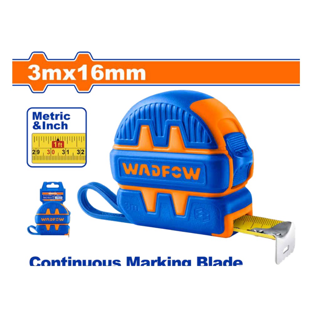 [WMT1210] Flexometro de 3MTSX16MM caucho reforzado