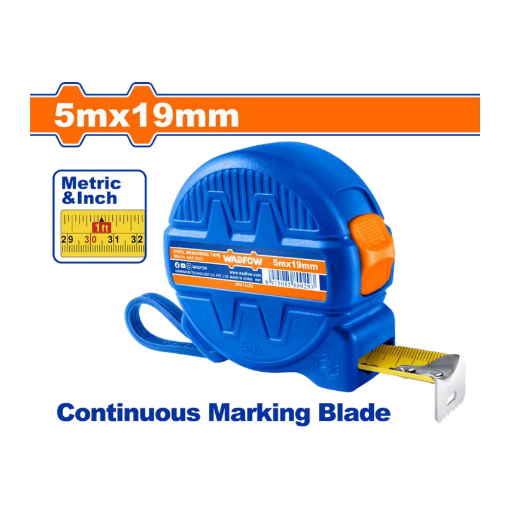 [WMT4320] Flexometro de 5MX19MM plástico