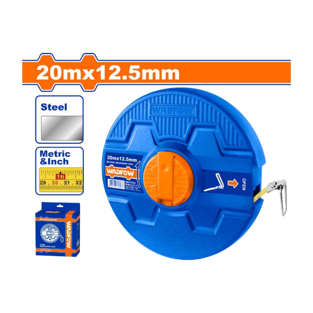 [WMT3520] Cinta metrica 20M acero
