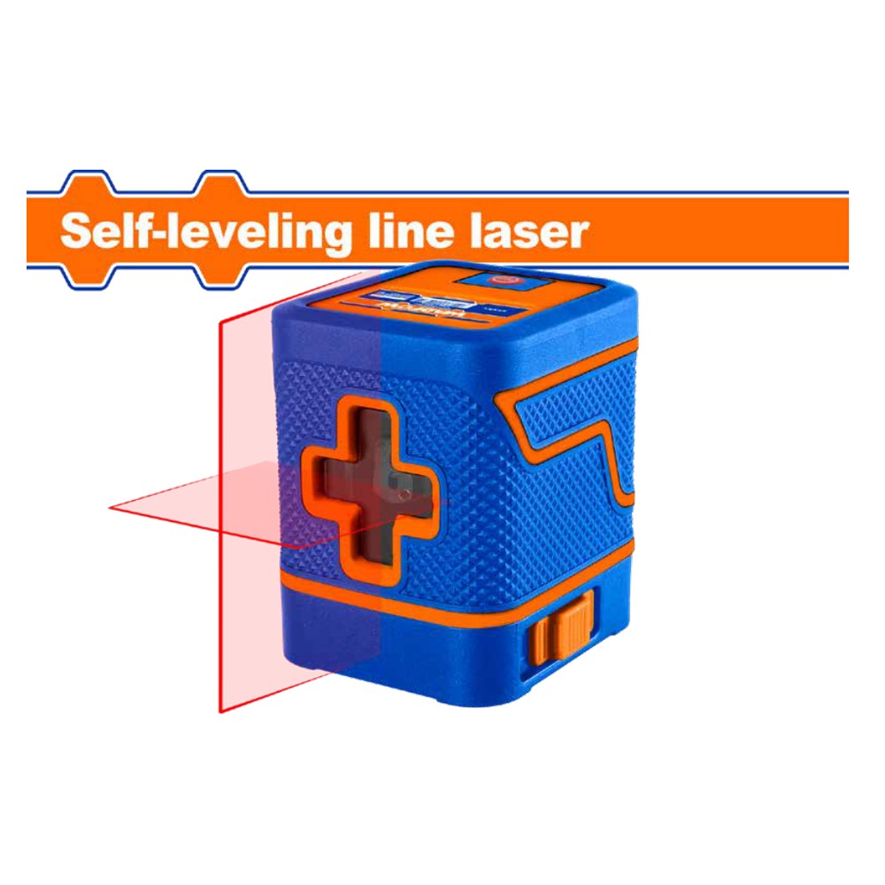 [WLE1M02] Herramientas de jardinería nivel de laser autonivelante (rojo) 2 lineas pala de acero m/madera cuadrada