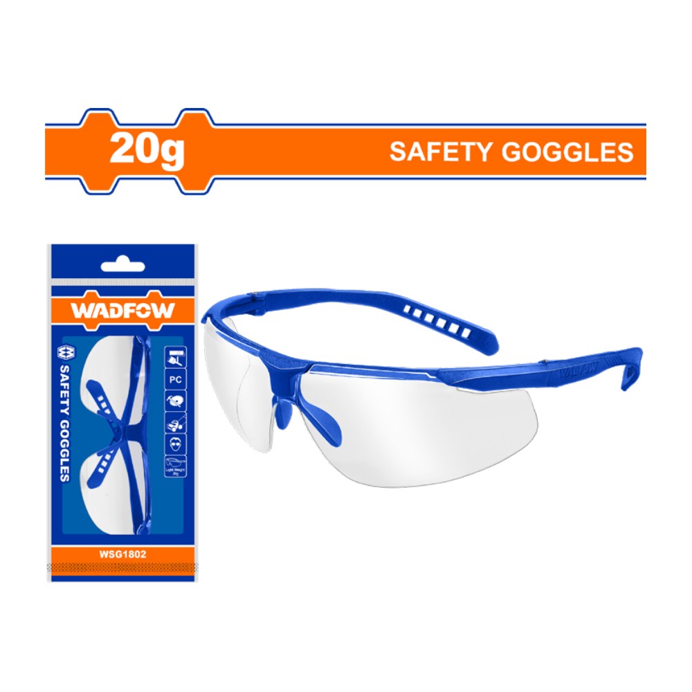 [WSG1802] Herramientas de medición herramientas de jardinería gafas de seguridad marco azul