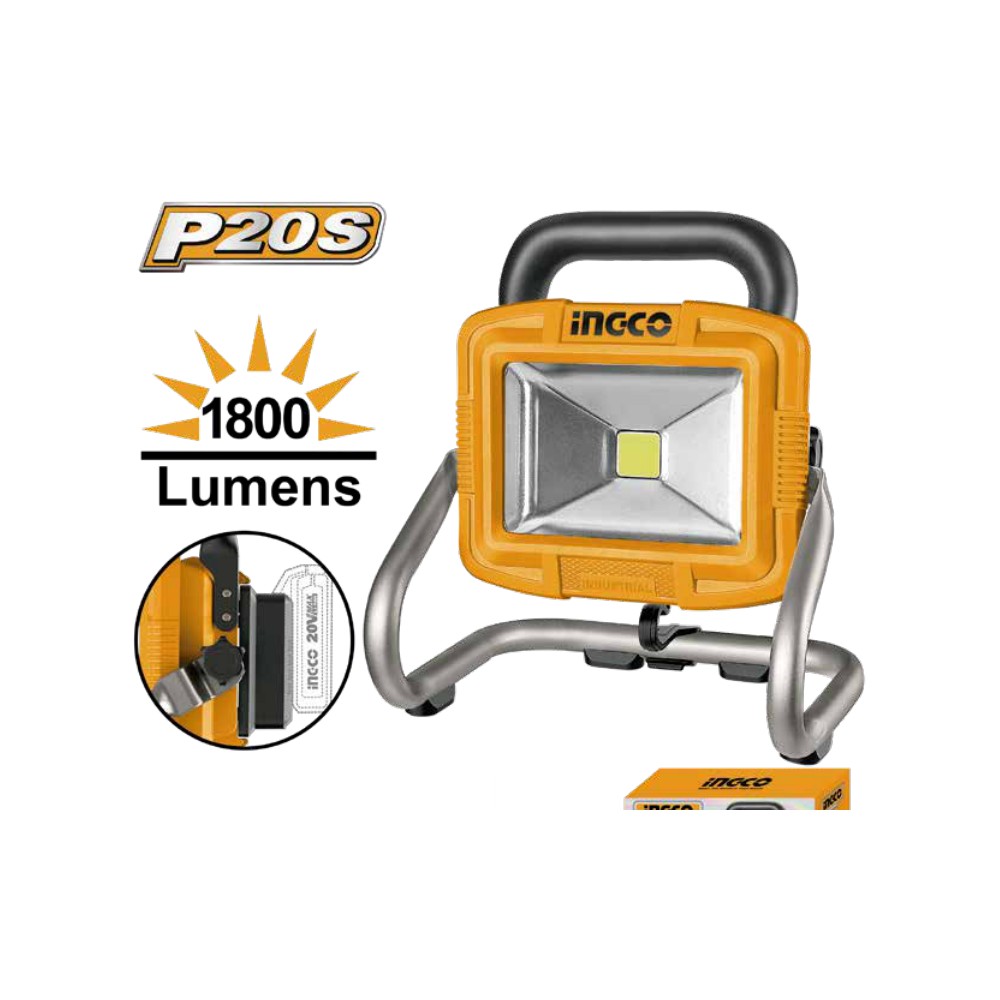 Reflector LED inalámbrico 1800LM 20V