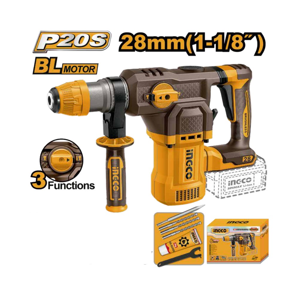 Rotomartillo 1-1/8" BL 20V 4,5J