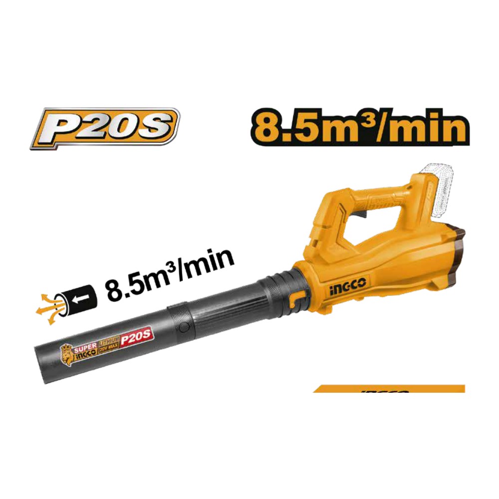 Kit soplador inalámbrico 8,5M3/MIN 20V