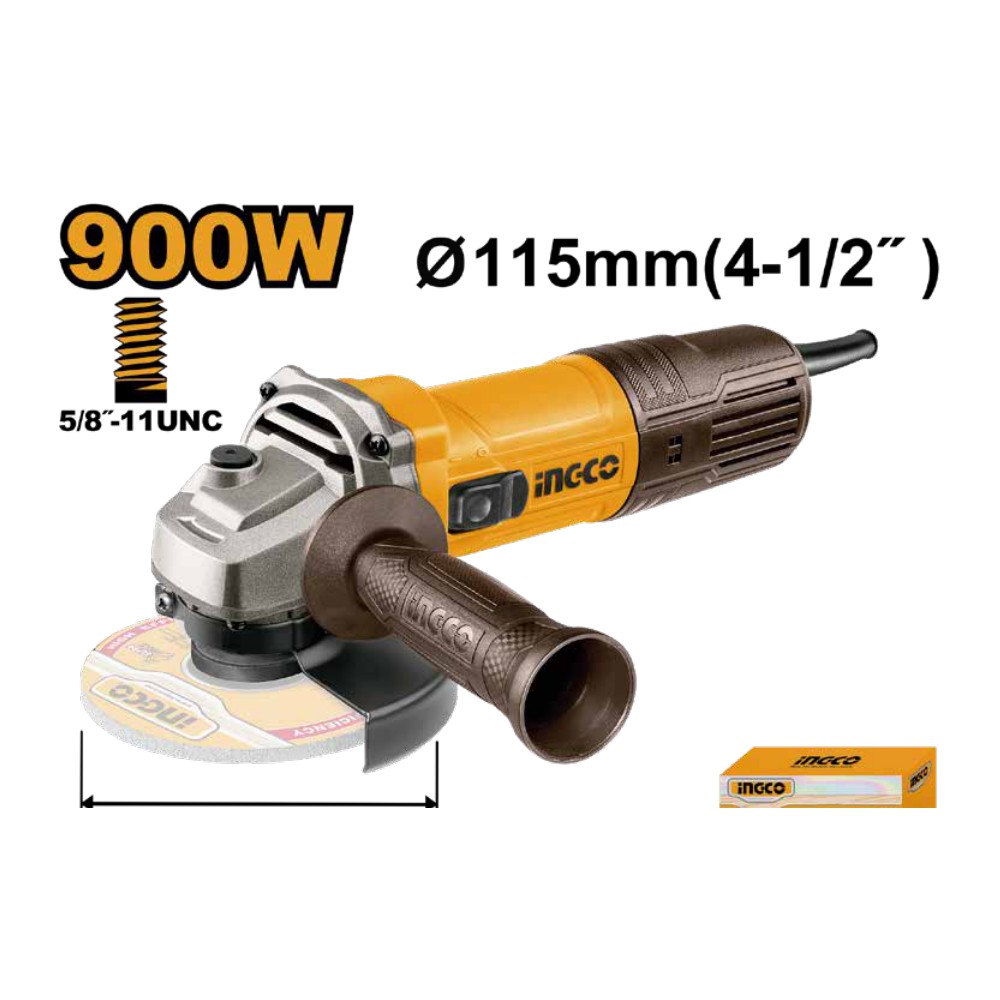 Amoladora angular 4-1/2" 900W 12000RPM