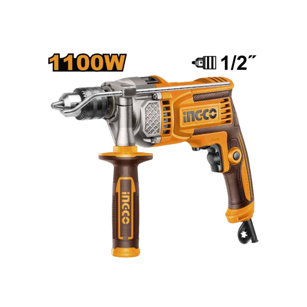 Taladro de impacto 1/2" 1100W INGCO