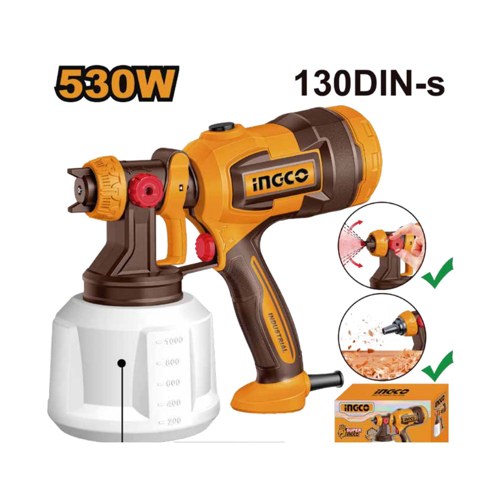 Pistola rociadora 530W INGCO
