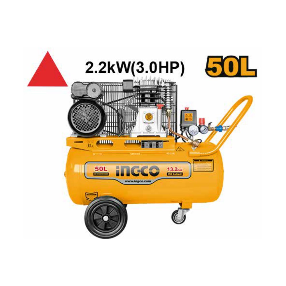 [UAC300508] Compresor de aire 3HP 50L con banda