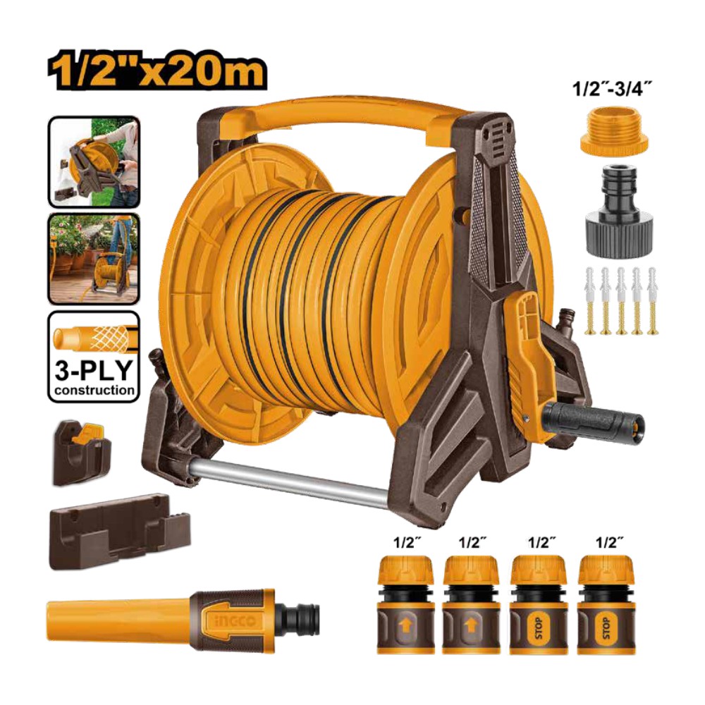 Manguera 1/2"X20M con carrete