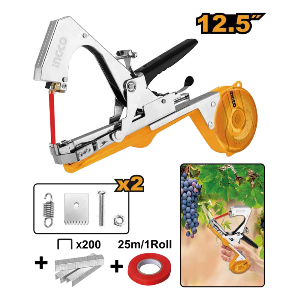 Herramienta atadora de plantas manual 12,5"