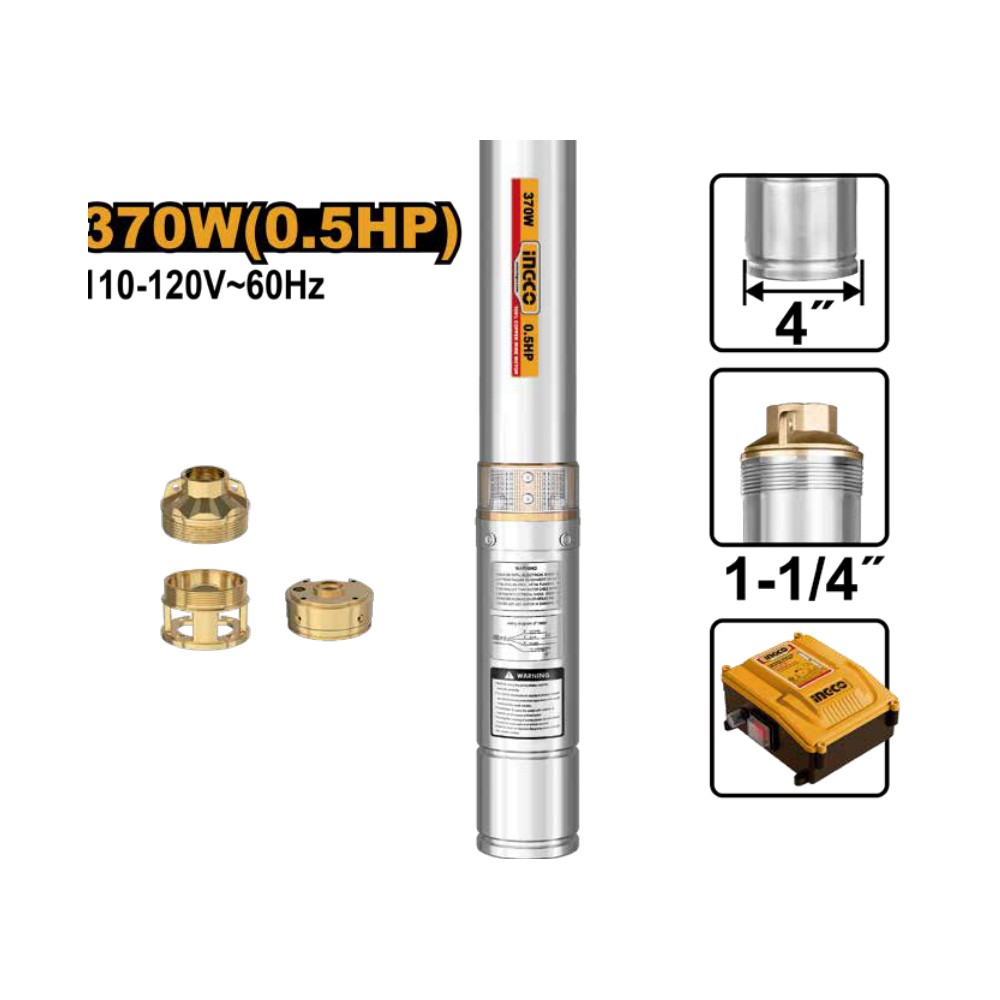 [UDWP37062] Kit bomba de agua sumergible 0.50HP industrial