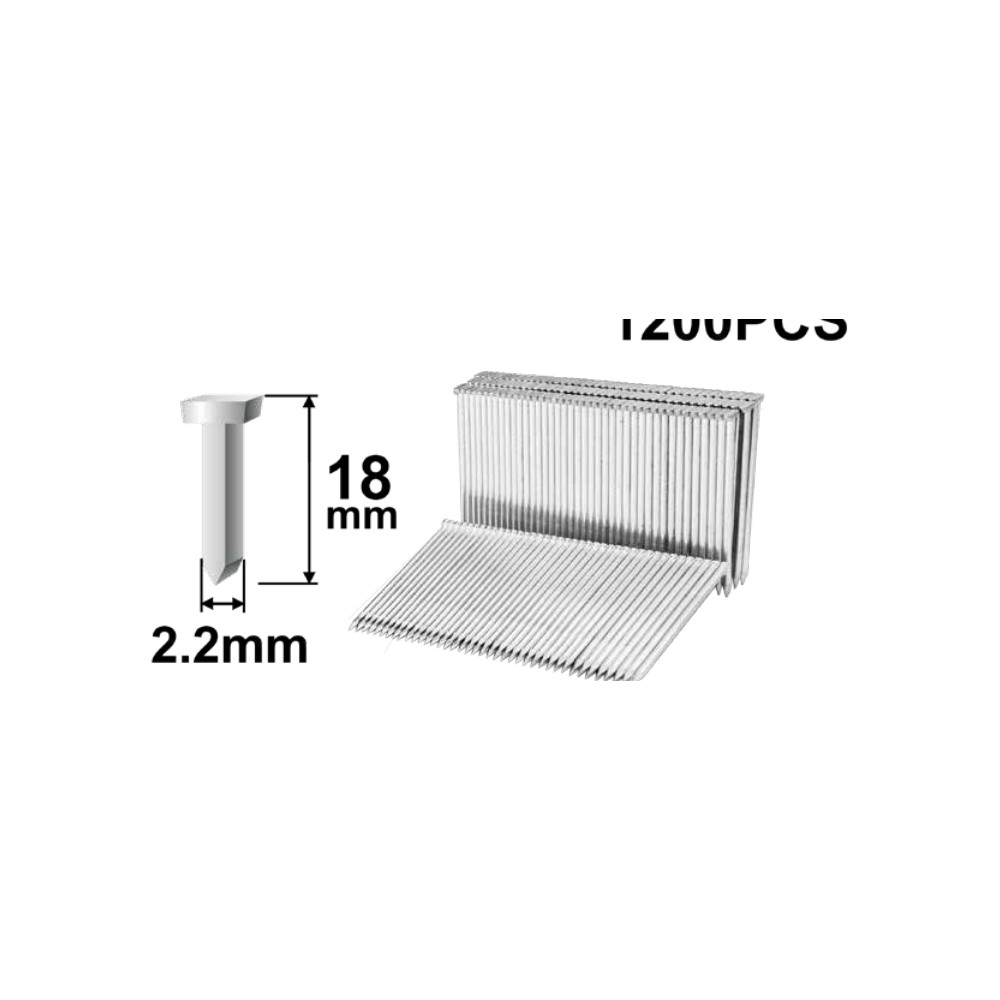 Clavos de concreto 18MM 1200PCS