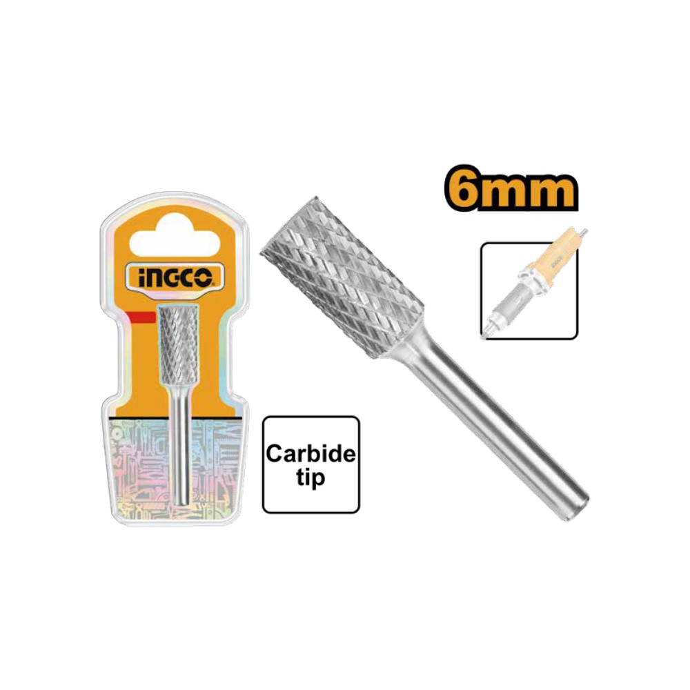 Fresa rotativa forma de cilindro 6MM