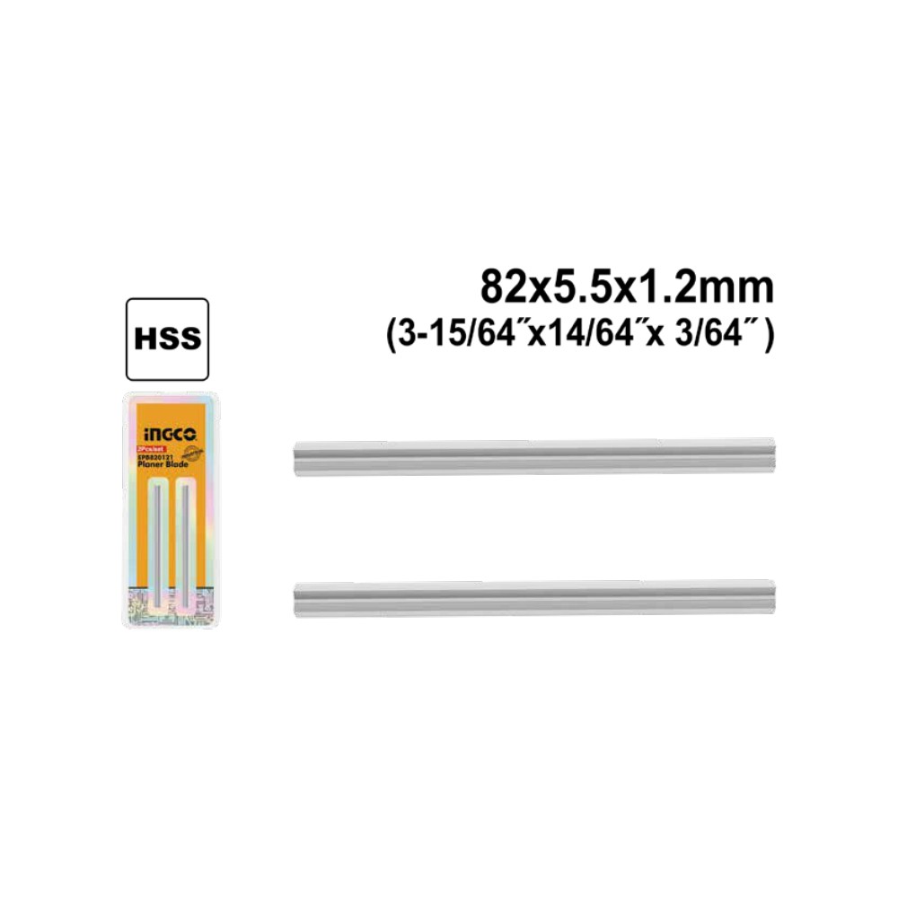Cuchilla para cepilladora 3 15/64"X7/32"X3/64"