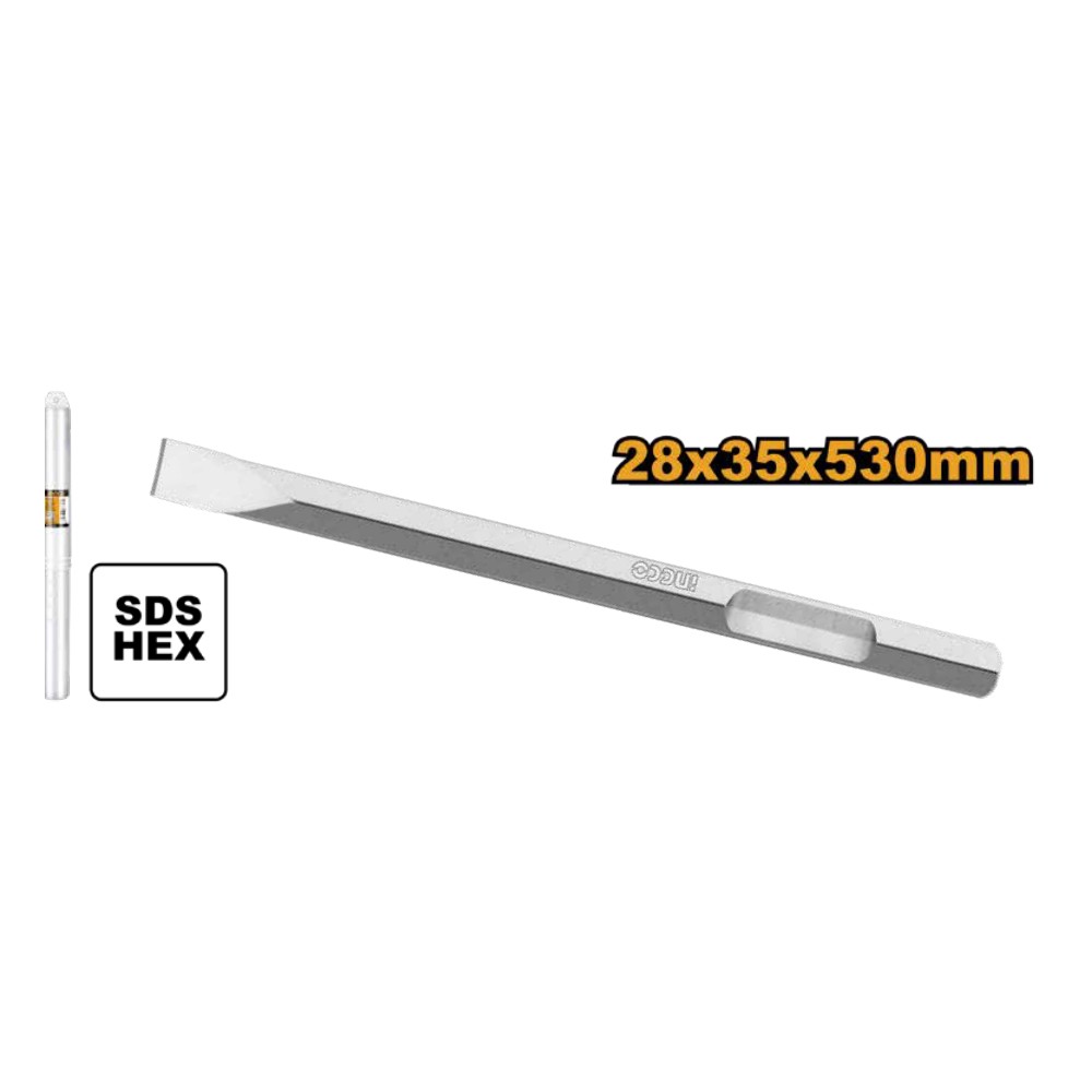 Cincel hex 28X35X520MM INGCO para updb22001