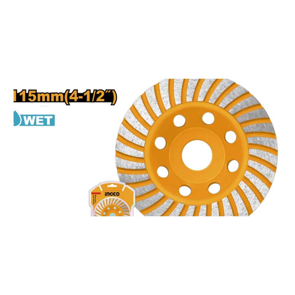 Corona segmentada turbo 4 1/2"XX22.22MM