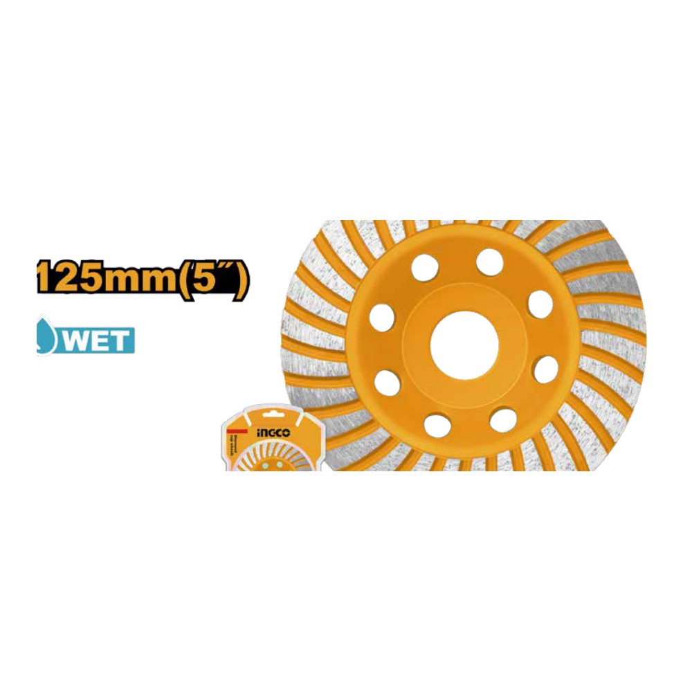 Corona segmentada turbo 5"X22.2MM