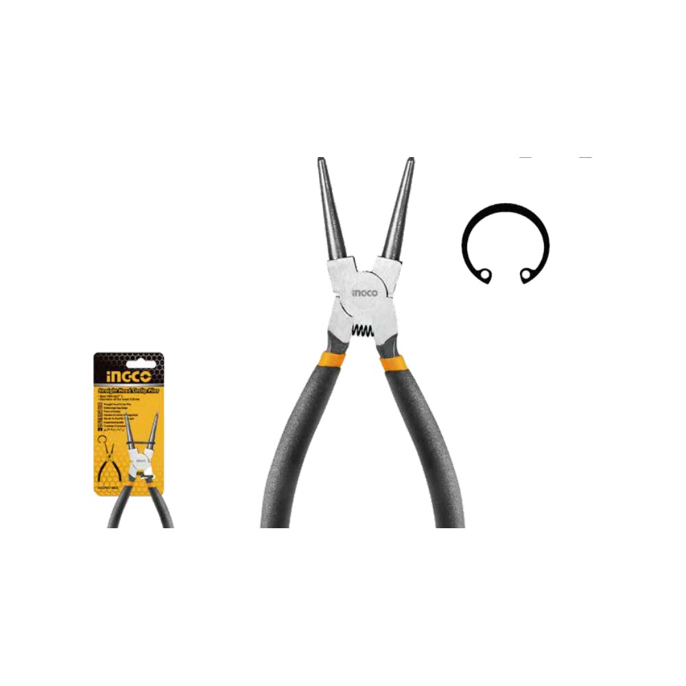Alicate circlip cabeza recta 7" (cier)