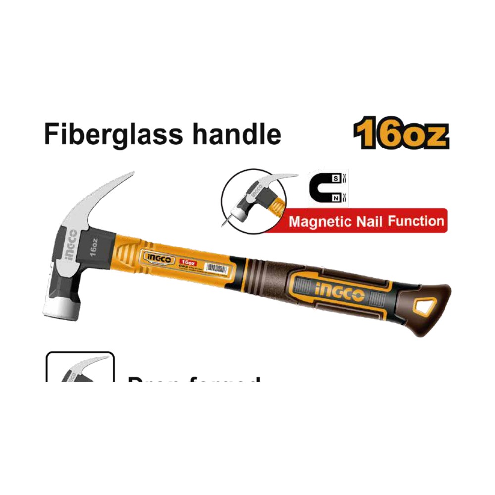 Martillo de uña cabeza imantada 16OZ