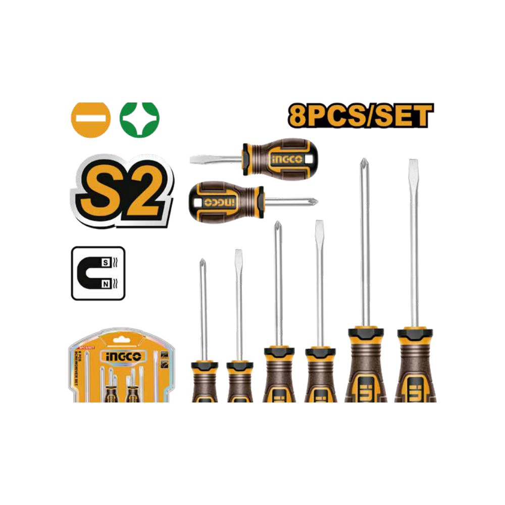 Set destornilladores 8PCS industrial