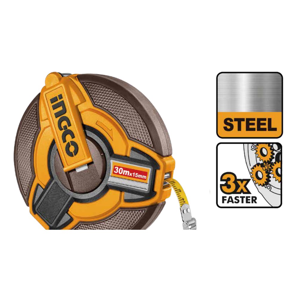 [HSMT0830] Cinta metrica 30M acero industrial