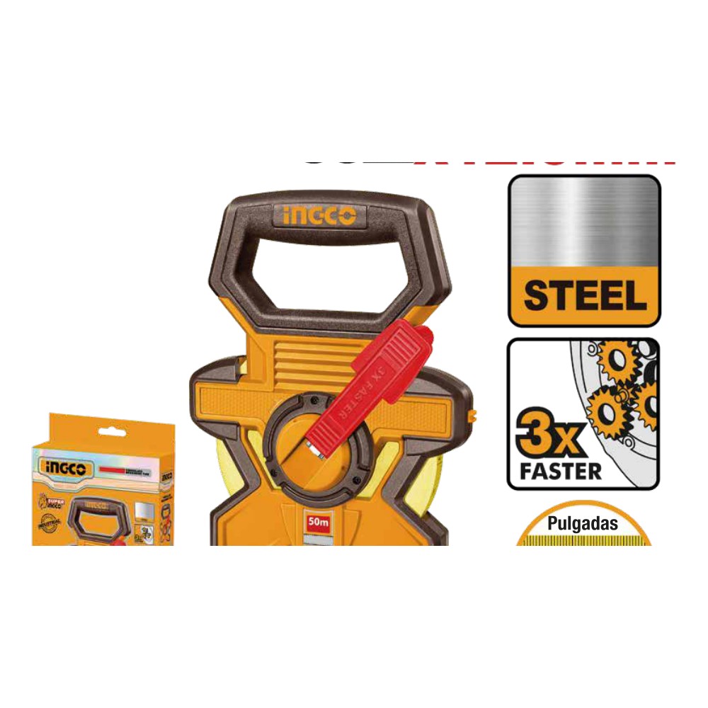 [HSMT0850] Cinta metrica 50M. acero industrial