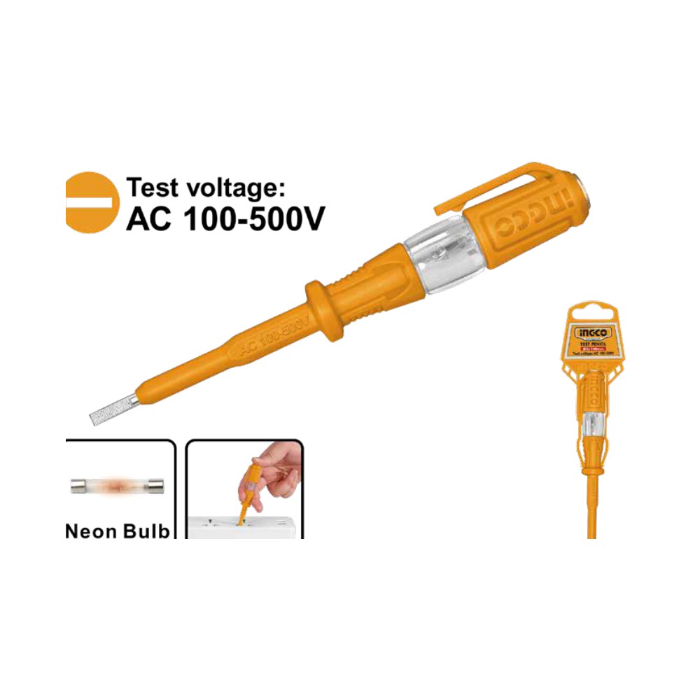 [HSDT1408] Comprobador 100-500V INGCO.