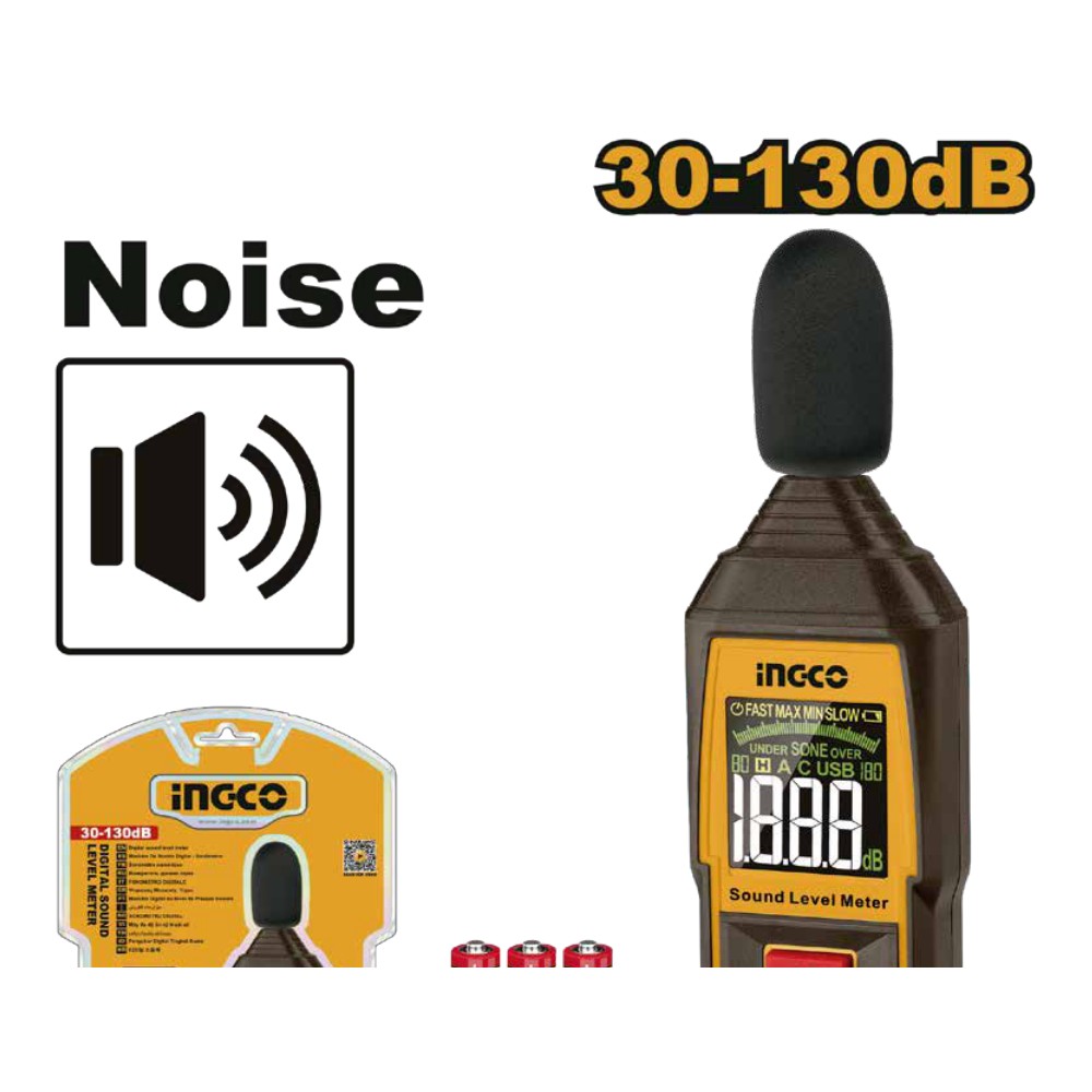 [HETSL031] Medidor de nivel de sonido digital 30-130DB