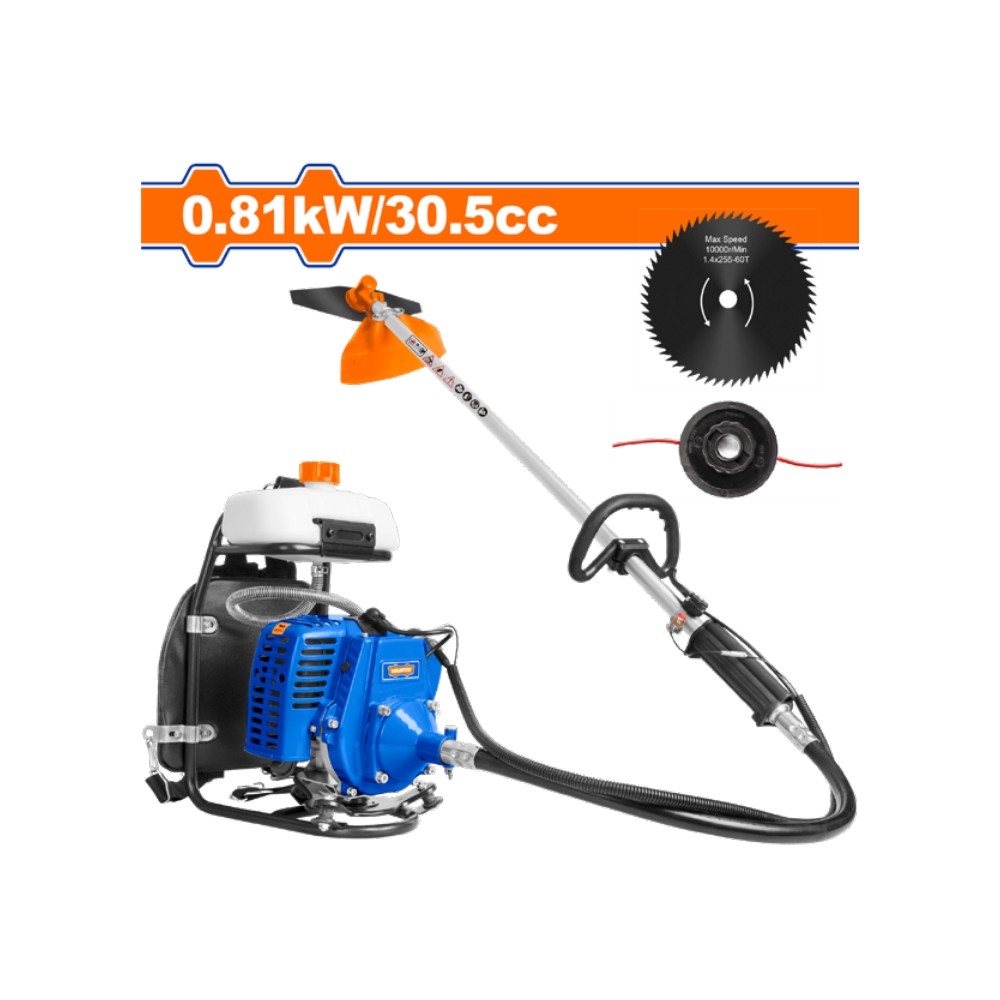 [WGM2A30] Cortadora de hierba t/mochila a gasolina 0,81KW/30,5CC