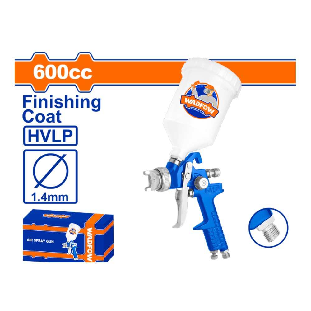 [WGA1506] Soplete de pintura 600CC 1,4MM vaso plástico
