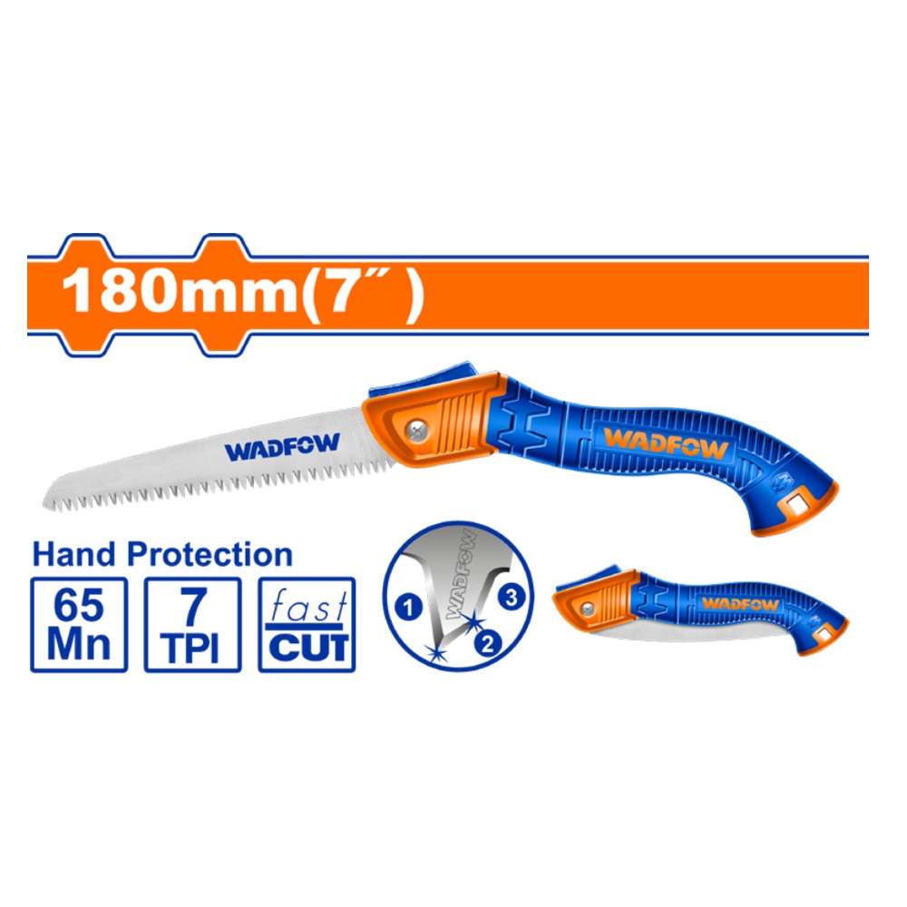 [WHW4607] Sierra de podar plegable 7" 180MM