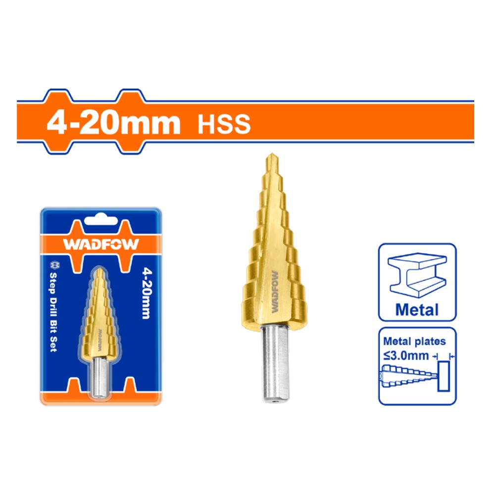 [WJD1402] Broca escalonada de 4-20MM