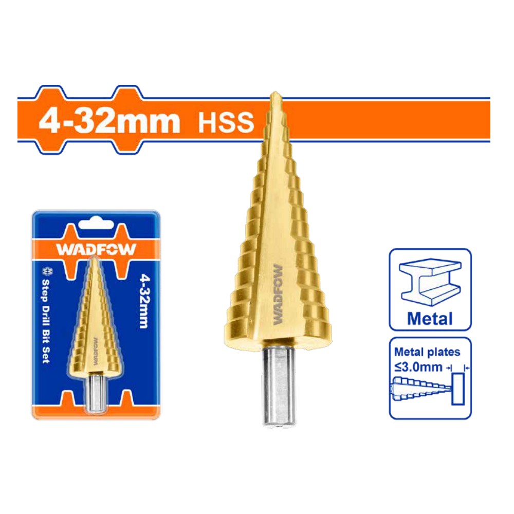 [WJD1403] Broca escalonada de 4-32MM