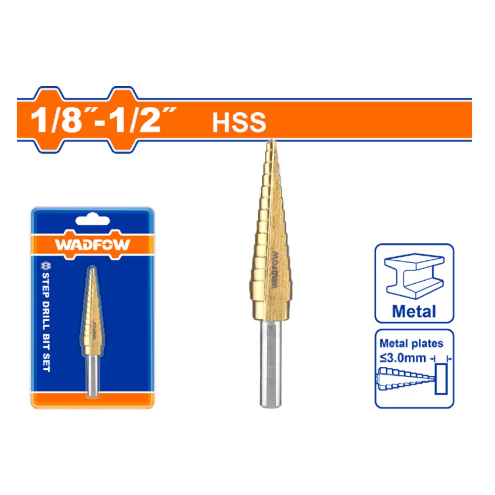 [UWJD2401] Broca escalonada 1/8"-1/2"