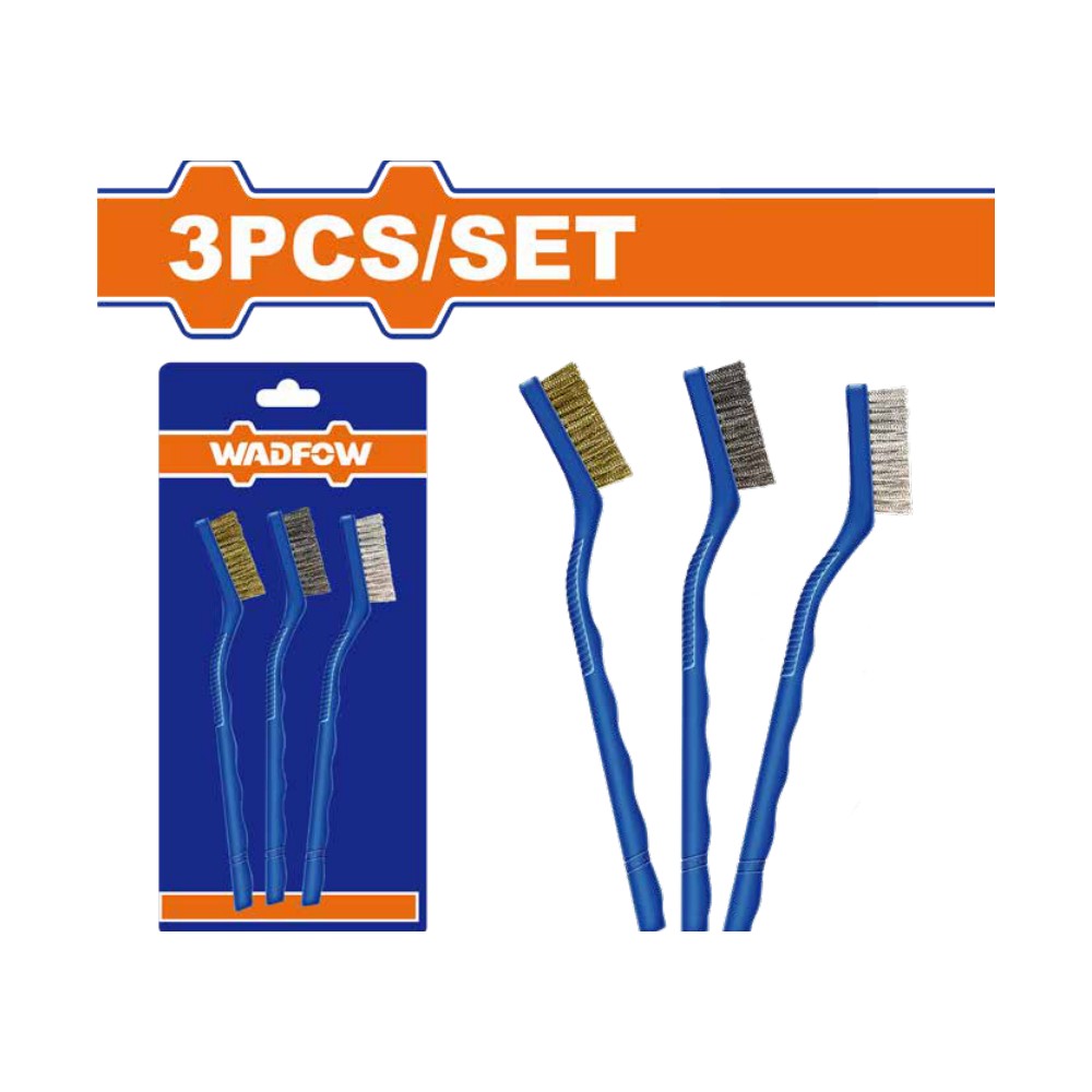 [WBH3607] Cepillo de alambre 7" 3PCS