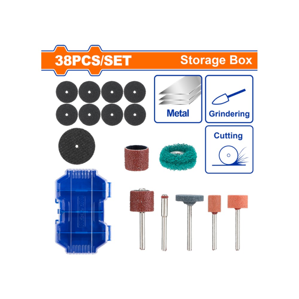 [WRR5038] Accesorios mini taladro 38 piezas