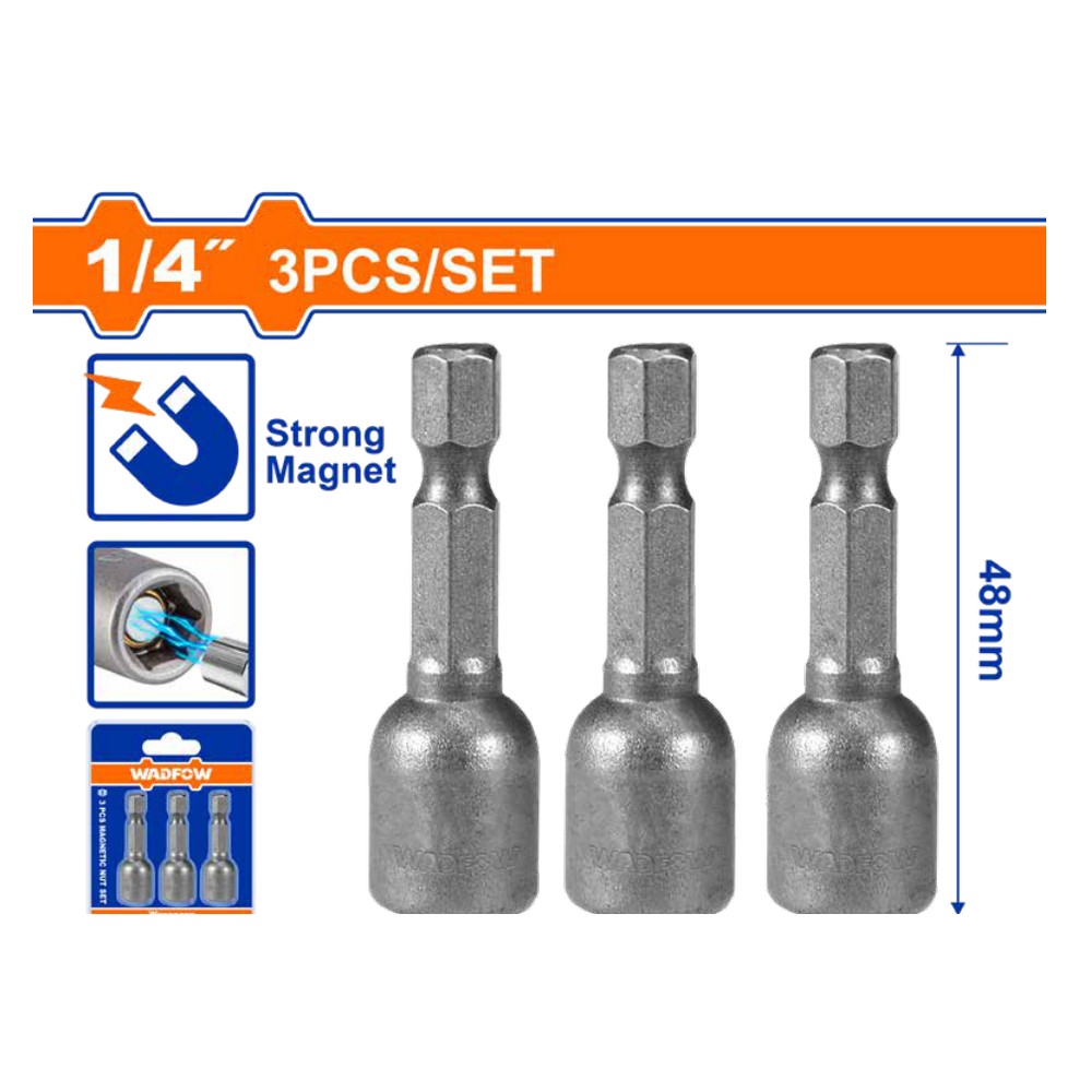 [UWWR1K06] Copa hexagonal magnetica 3PCS 1/4"